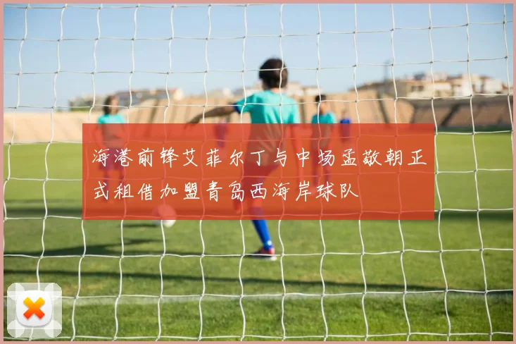 海港前锋艾菲尔丁与中场孟敬朝正式租借加盟青岛西海岸球队